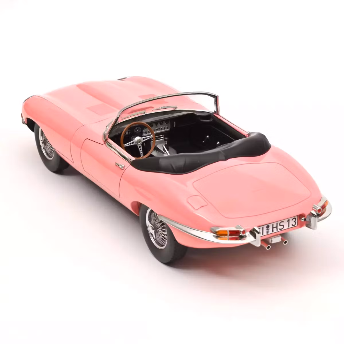 Skala 1/12 Jaguar E-Type Cabriolet 1962 Rose fr Norev (122721) 300 pcs