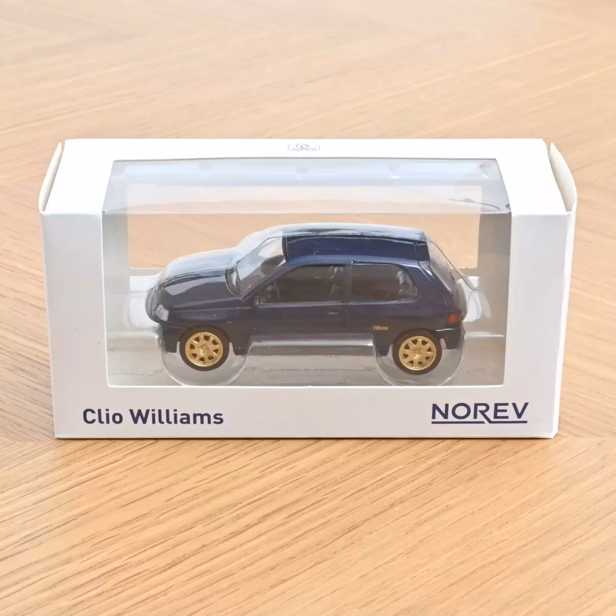 Skala 1/43 Renault Clio Williams 1993 Metallic Blue fr NOREV