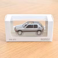 Skala 1/43 Peugeot 205 GTI 1986 Light silver fr NOREV