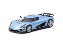 Skala 1/64 Koenigsegg Regera Light Blue Metallic fr TARMAC WORKS