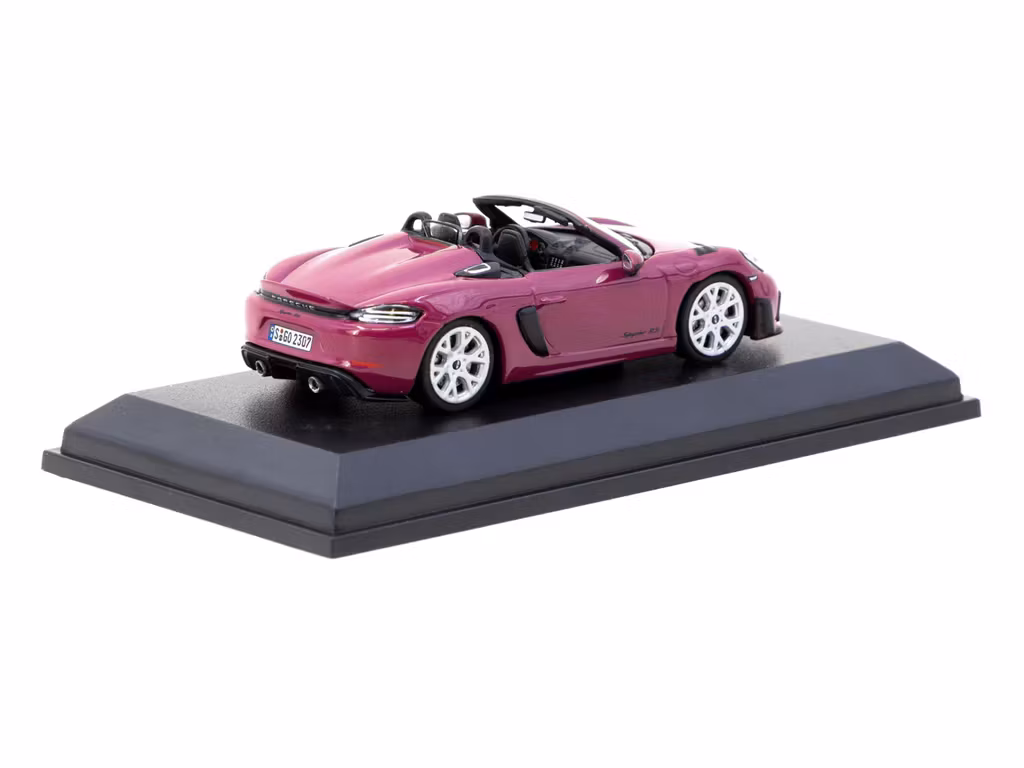 Skala 1/64 Porsche 718 Spyder RS Ruby Star Neo fr TARMAC & Minichamps