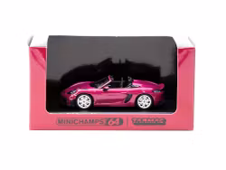 Skala 1/64 Porsche 718 Spyder RS Ruby Star Neo fr TARMAC & Minichamps