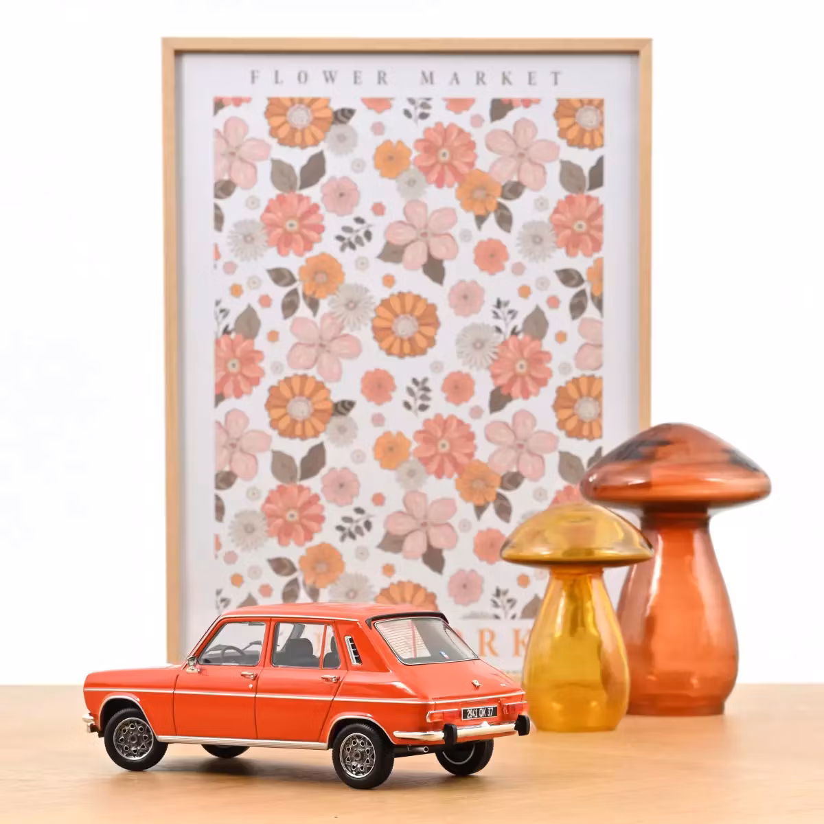 Skala 1/18 Simca 1100 TI 1974 Sumatra Red fr Norev