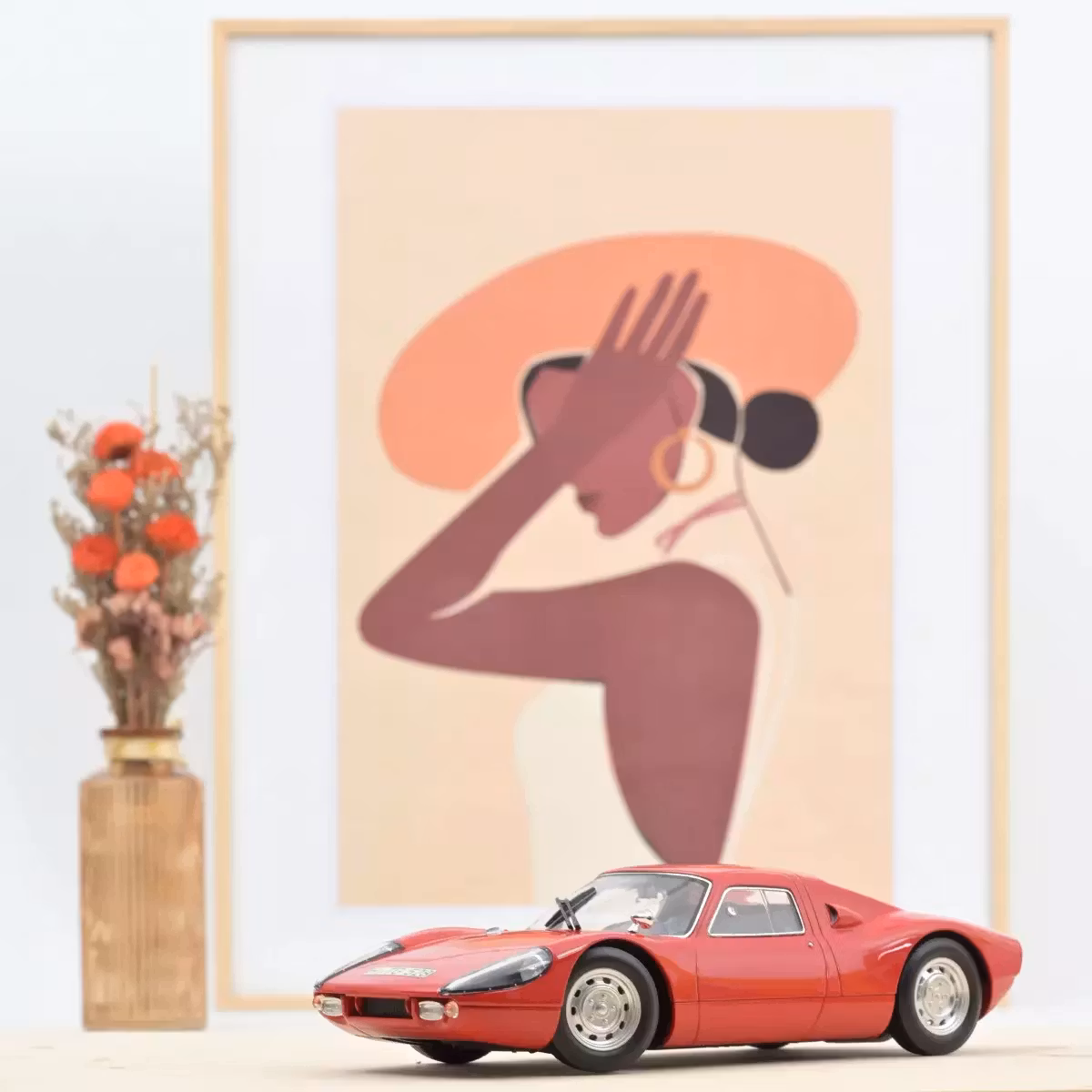 Skala 1/18 Porsche 904 GTS 1964 Red fr Norev