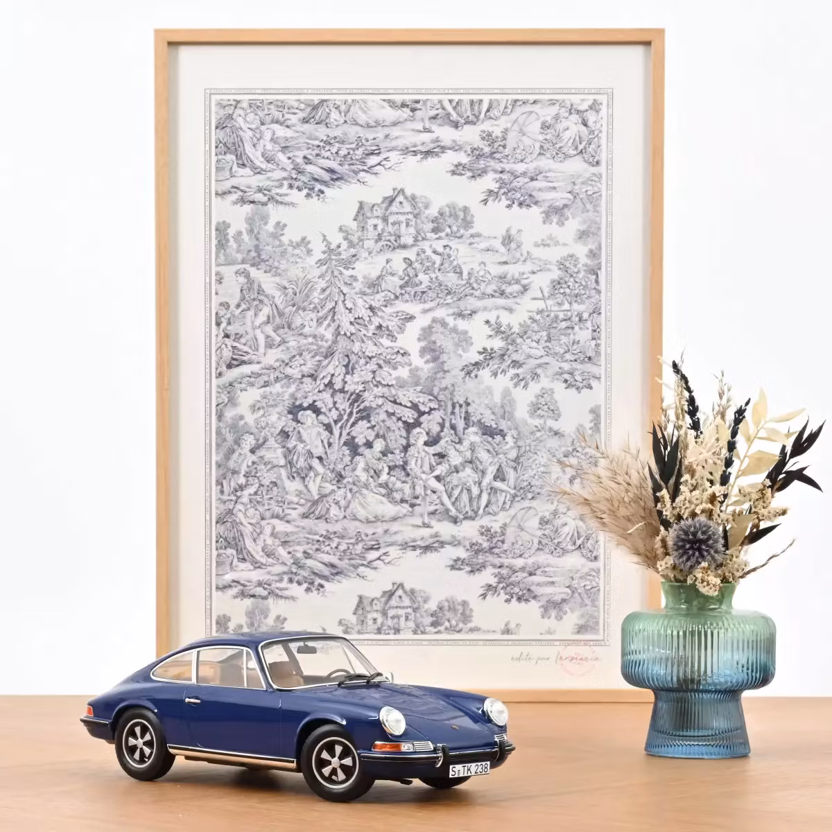 Skala 1/18 Porsche 911 S 1969 Blue fr Norev