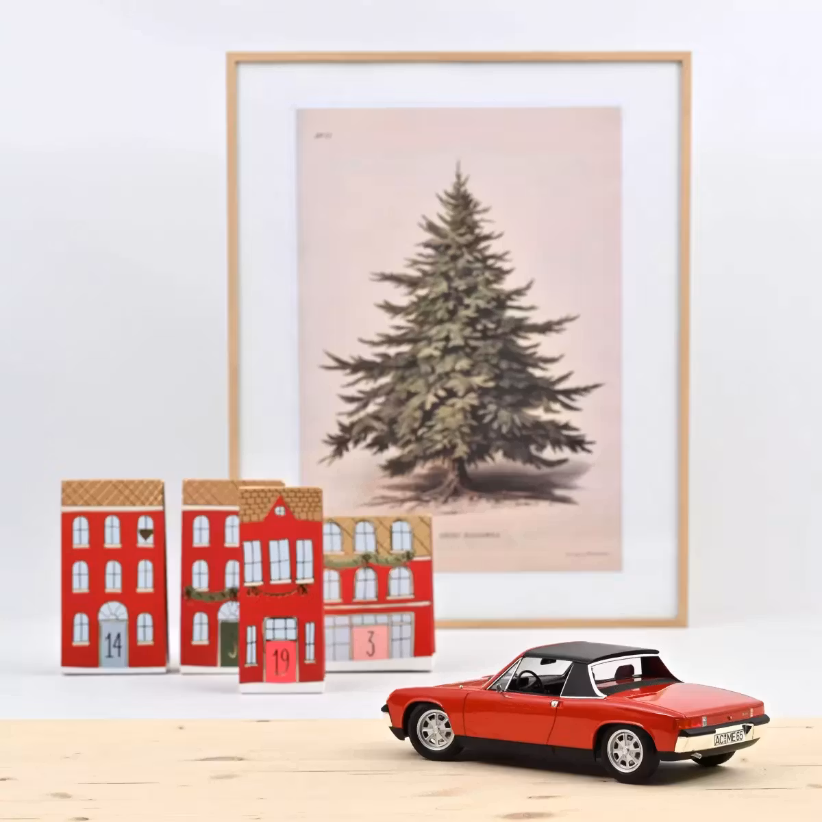 Skala 1/18 VW-Porsche 914 1.7 1972 Bahia Red fr Norev
