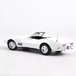 Skala 1/18 Chevrolet Corvette Convertible 1969 Can Am White fr Norev