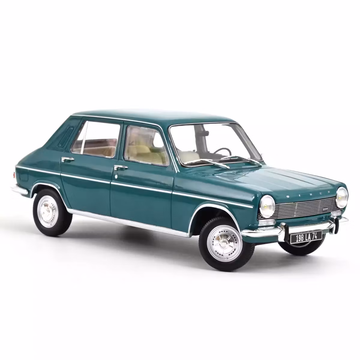 Skala 1/18 Simca 1100 GLS 1968 Borodine Green  fr Norev