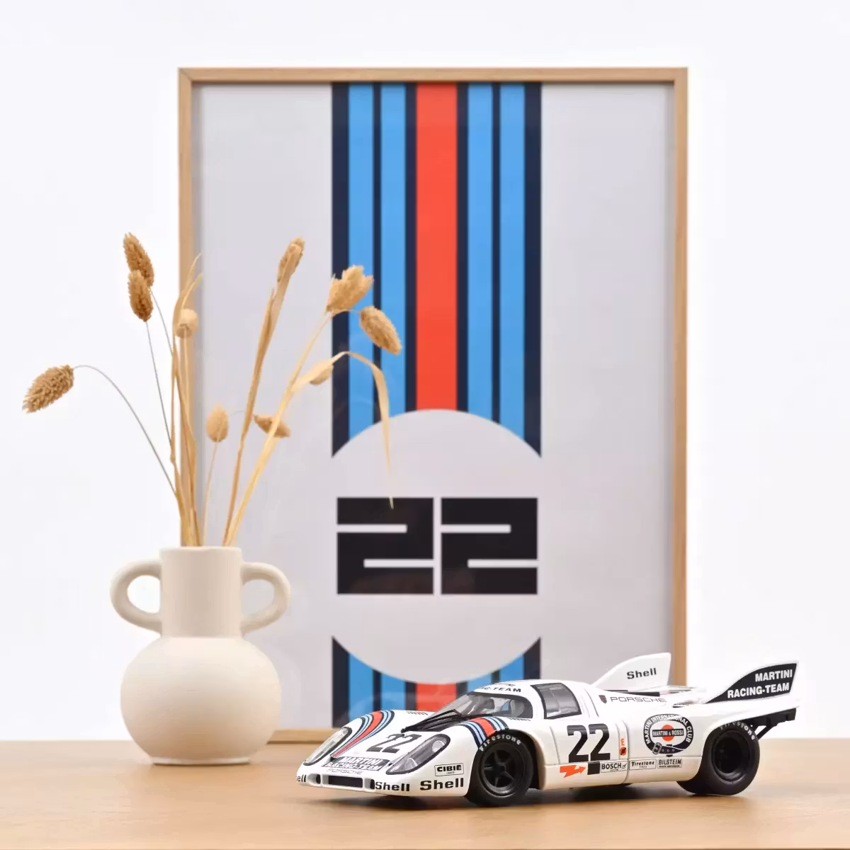 Skala 1/18 Porsche 917K 1971 24H Le Mans Marko/Van Lennep Winner fr Norev