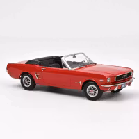 Skala 1/18 Ford Mustang Convertible 1966, Signal Flare Red fr Norev