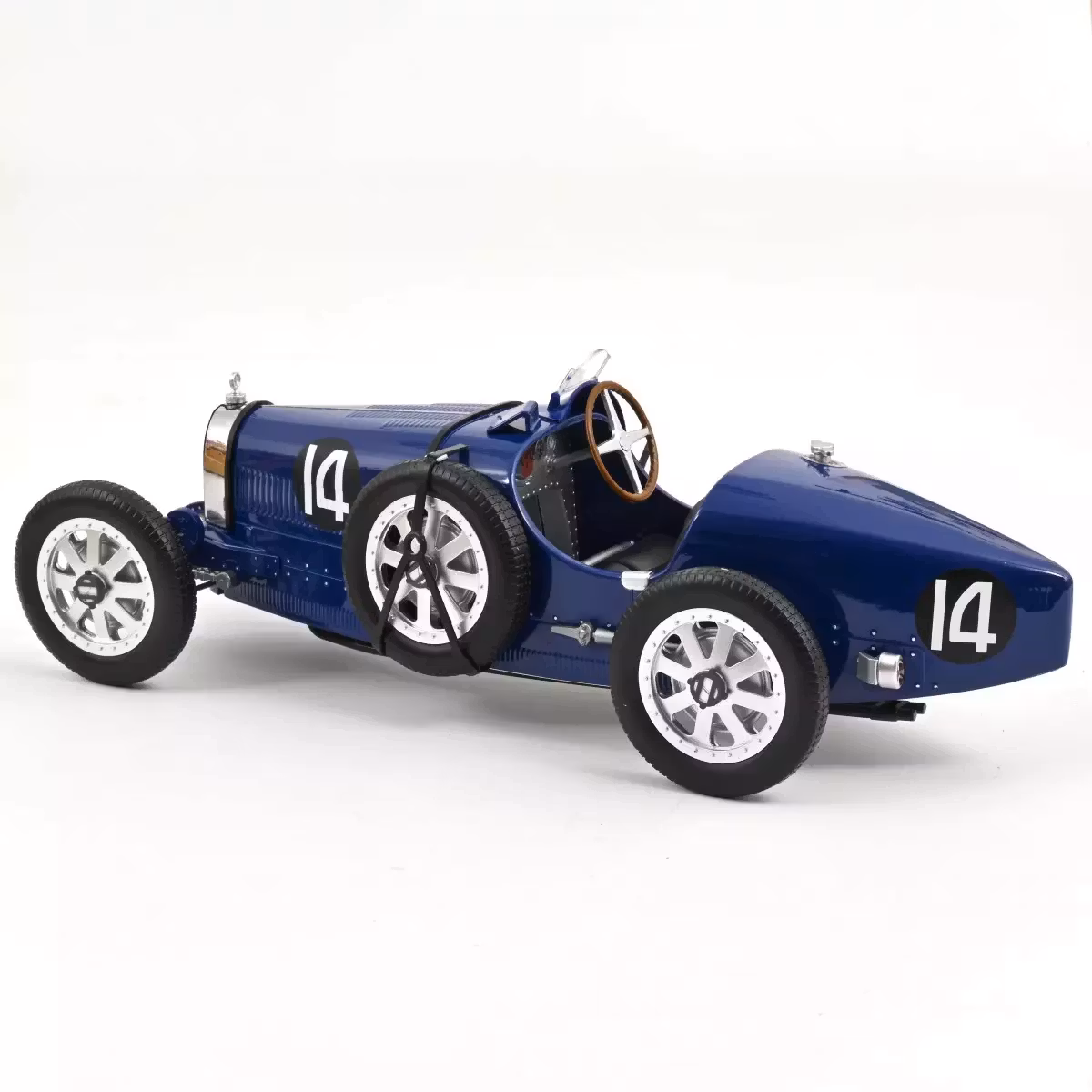 Skala 1/12 Bugatti T35 1925 Dark Blue fr Norev