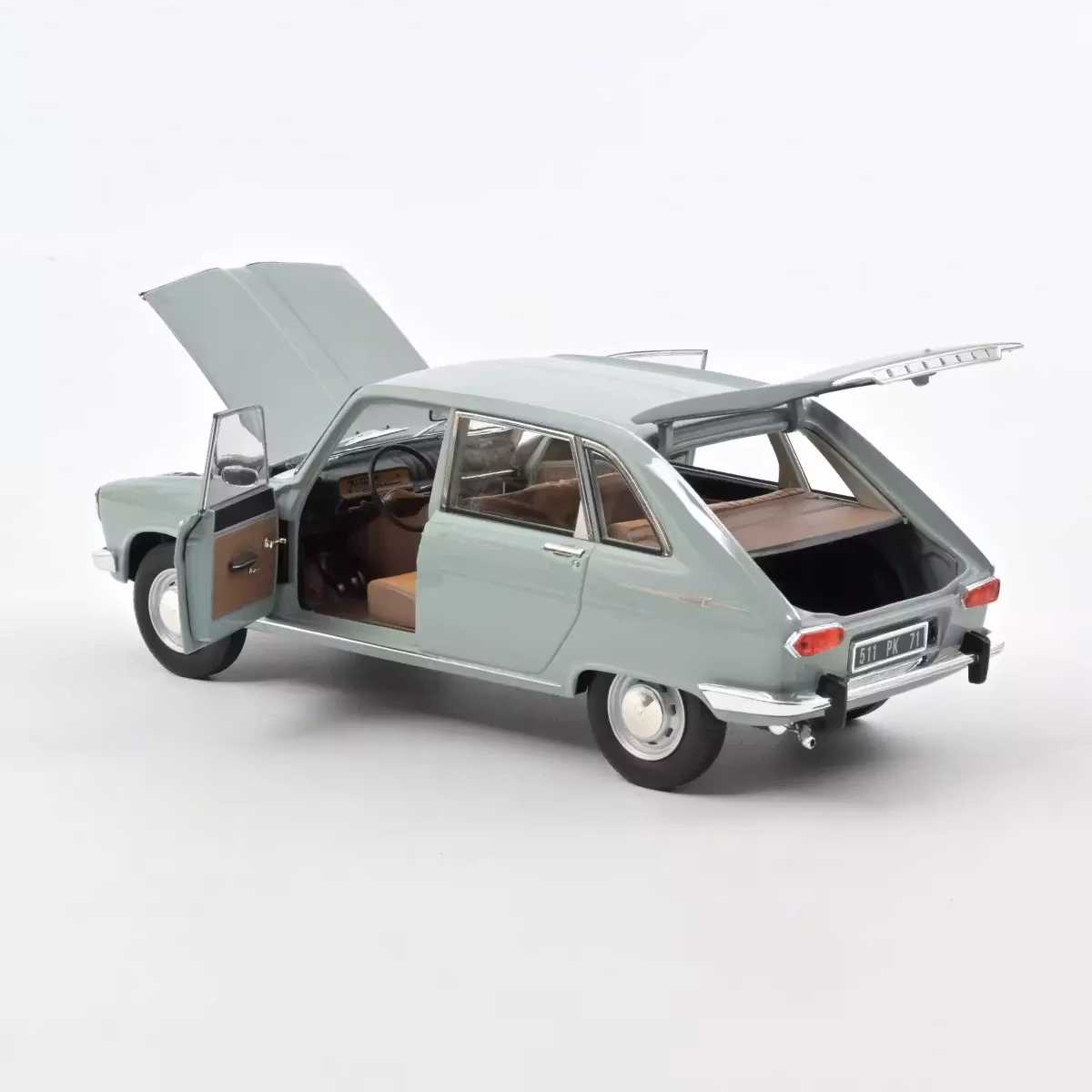 Skala 1/18 Renault 16 1968 Light Blue fr Norev