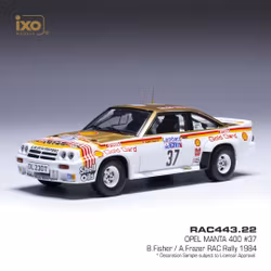 Skala 1/43 Opel Manta 400 #37 RAC Rally 1984 fr IXO Models (RAC443.22)