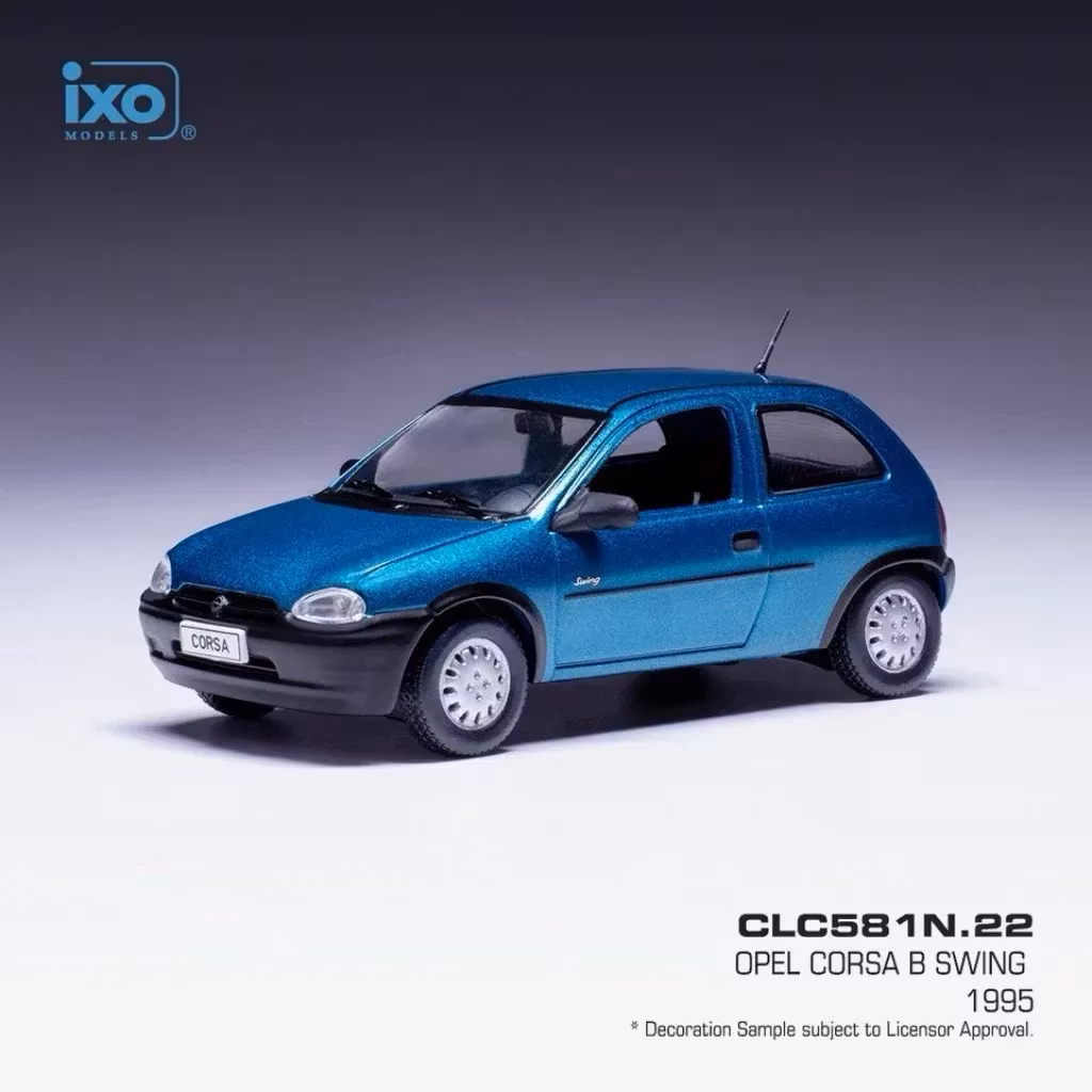 Lätt kartongskada, Skala 1/43 Opel Corsa B Swing (1995) fr IXO Models