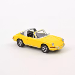 Skala 1/43 Porsche 911 Targa 1969 Signal yellow fr NOREV
