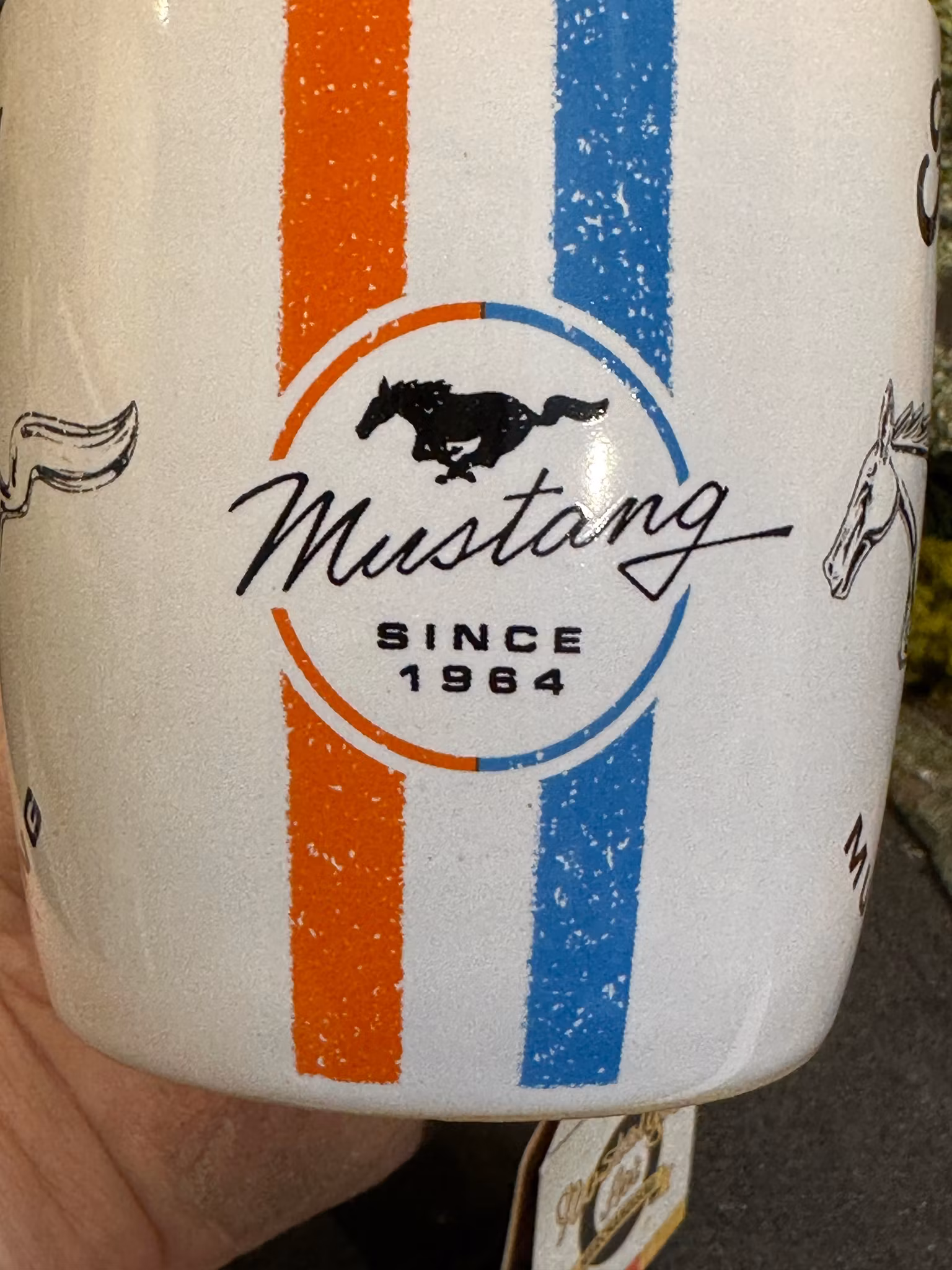 Mug/Mugg - FORD - Mustang w logo fr Nostalgic Art