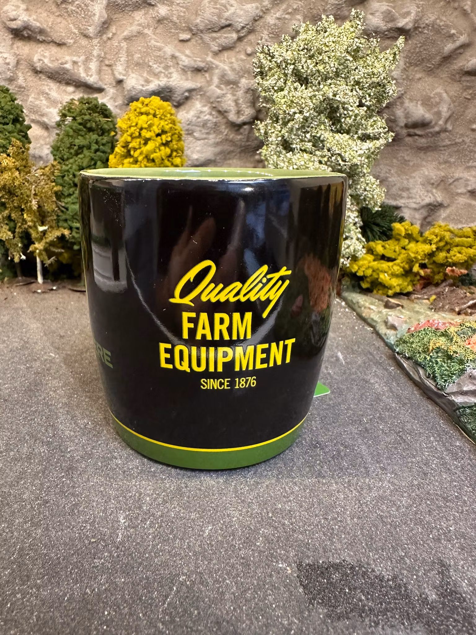 Mug/Mugg - John Deere w logo fr Nostalgic Art