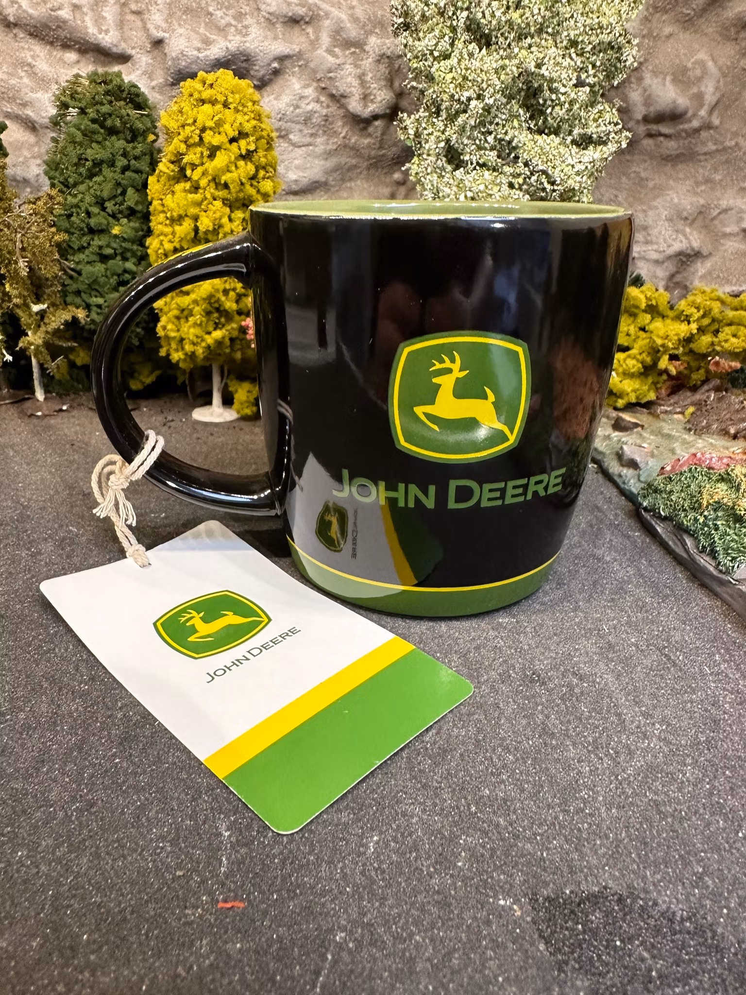 Mug/Mugg - John Deere w logo fr Nostalgic Art