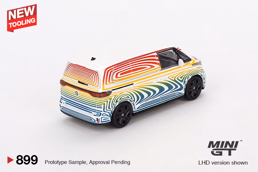 Skala 1/64 Volkswagen ID. Buzz Prototype "Rainbow" fr MINI GT (GT899)
