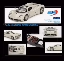 Skala 1/64 Pagani Utopia Presentation Grigio Rinascimento fr BBR Models