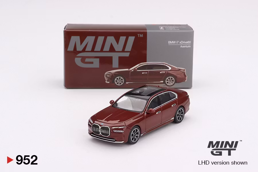 Skala 1/64 BMW i7 xDrive60, Aventurin fr MINI GT (952)