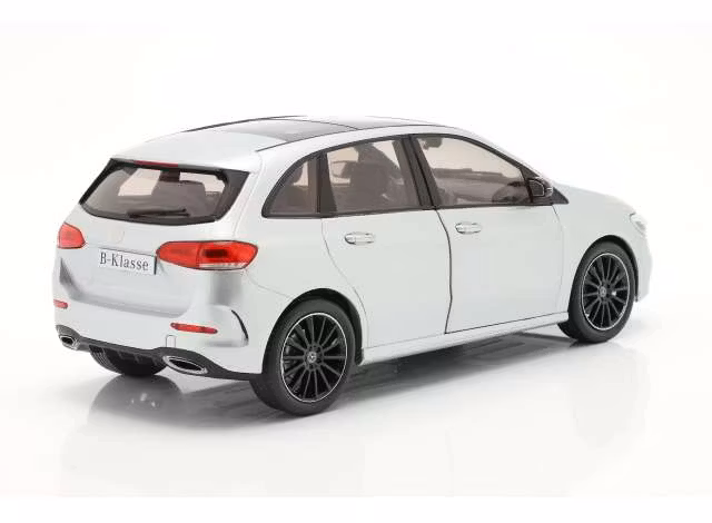 Skala 1/18 2018 Mercedes-Benz B-Klasse (W247) Iridium silver, fr Z Models