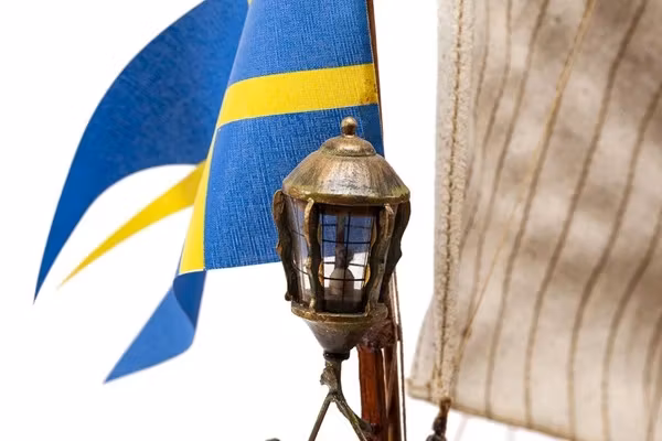 Skala 1/75 Building kit WASA - fr Billing Boats - Wooden hull