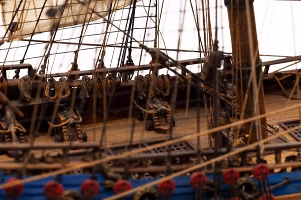 Skala 1/75 Building kit WASA - fr Billing Boats - Wooden hull