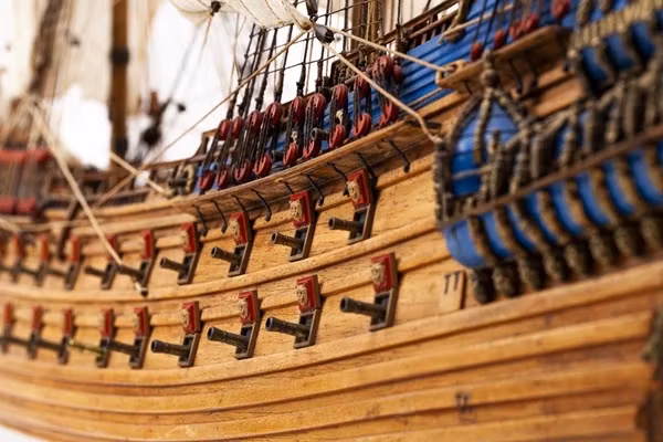 Skala 1/75 Building kit WASA - fr Billing Boats - Wooden hull