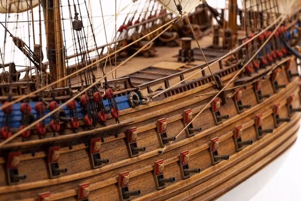 Skala 1/75 Building kit WASA - fr Billing Boats - Wooden hull