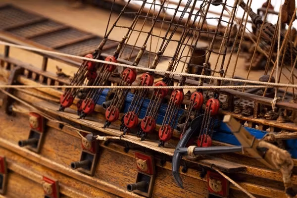 Skala 1/75 Building kit WASA - fr Billing Boats - Wooden hull