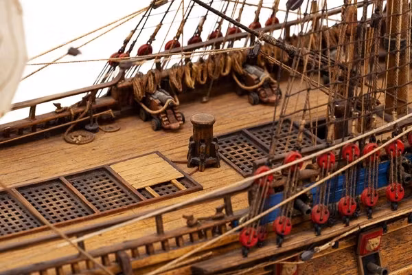 Skala 1/75 Building kit WASA - fr Billing Boats - Wooden hull