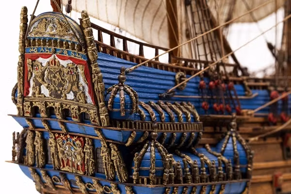 Skala 1/75 Building kit WASA - fr Billing Boats - Wooden hull