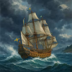 Skala 1/75 Building kit WASA - fr Billing Boats - Wooden hull