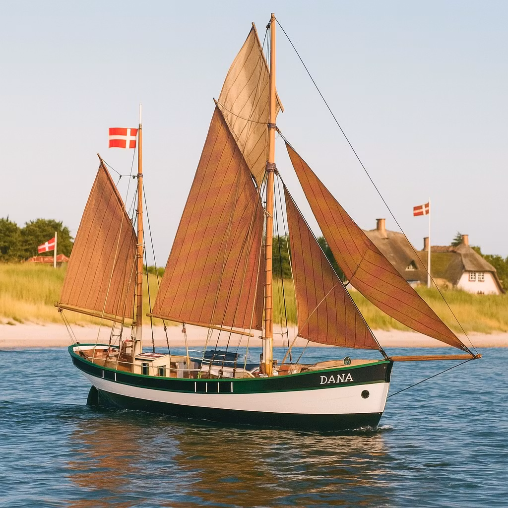 Skala 1/60 Building kit: Dana 200 fr Billing Boats - Plastic hull