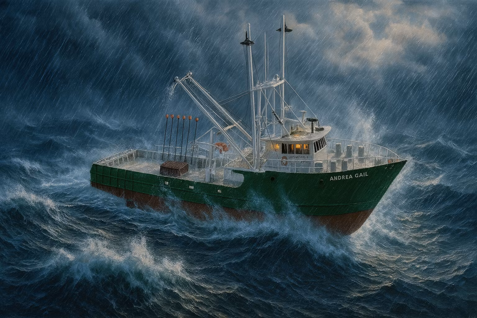 Skala 1/60 Building kit Andrea Gail 608 - Swordfisher - fr Billing Boats -Wooden hull