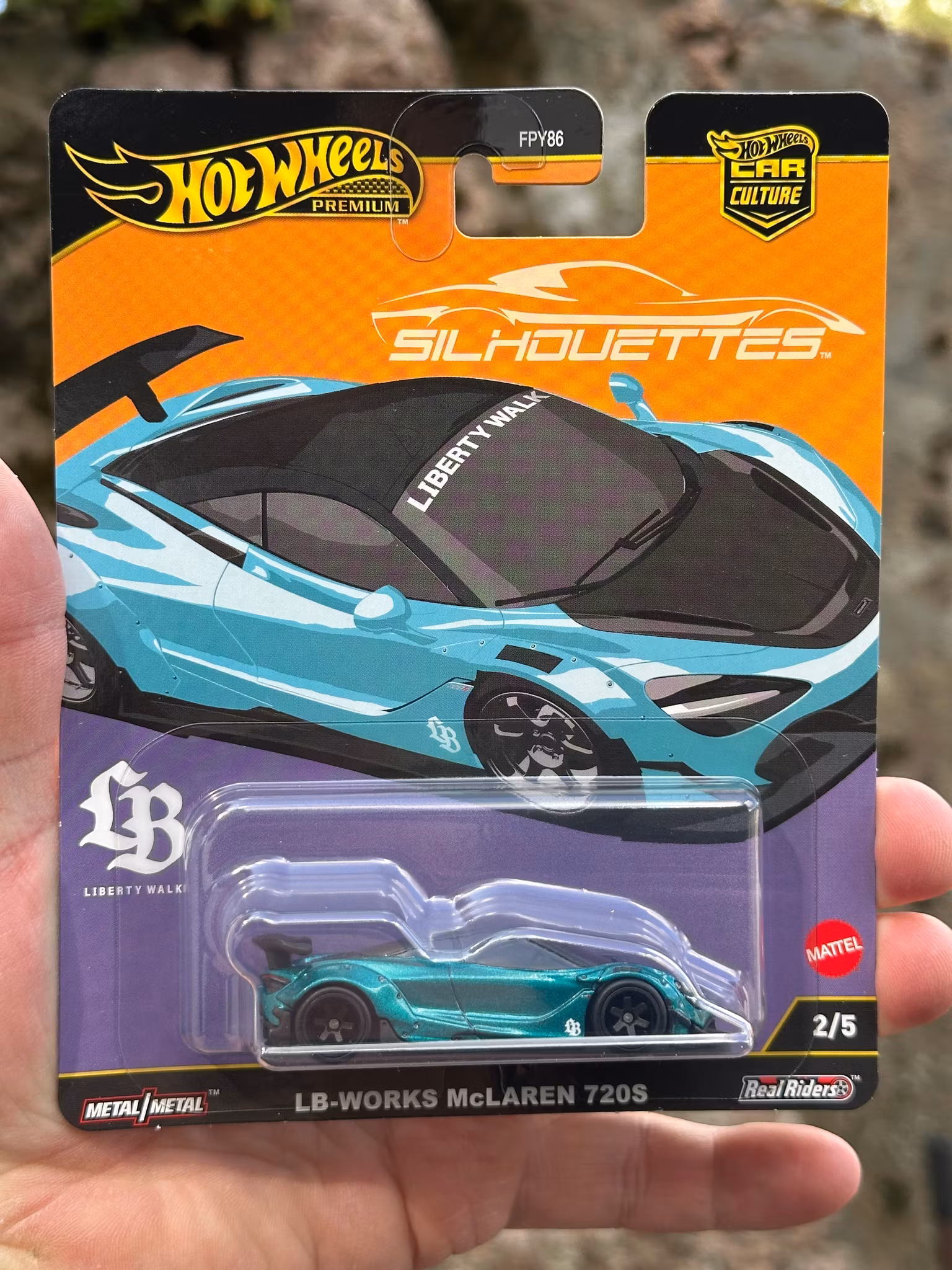 Skala 1/64 Hot Wheels Premium, Car Culture: LB-Works McLaren 720S "Silhouettes"