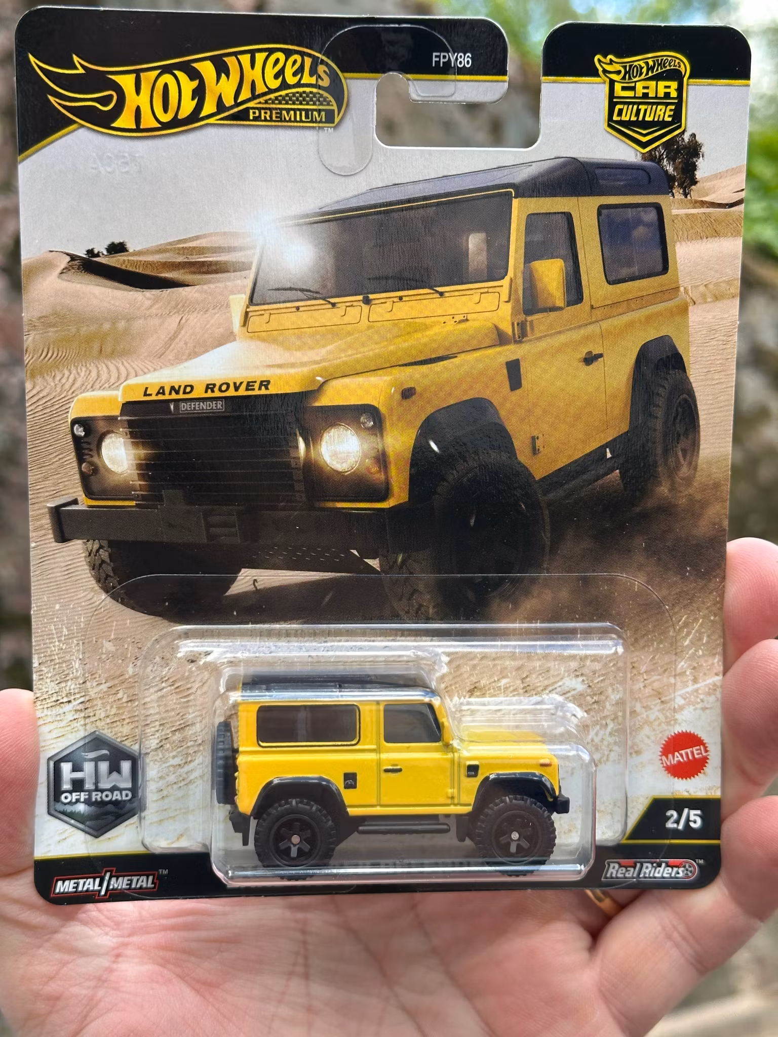Skala 1/64 Hot Wheels Premium, Car Culture: Land Rover Defender 90 "HW Off Road"