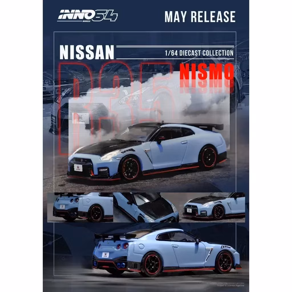 Skala 1/64 Nissan GT-R (R35) Nismo 2024 Top Secret Edition fr Inno64