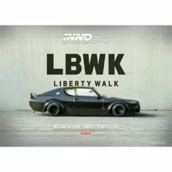 Skala 1/64 LB-Works Nissan Skyline 2000 GT-R (KPGC110)fr Inno64