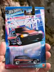 Skala 1/64 Hot Wheels, 90's Street Scene - 92 Honda Civic EG