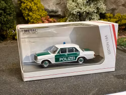 Skala 1/64 Mercedes-Benz 200 D "Polizei" German police car fr Schuco