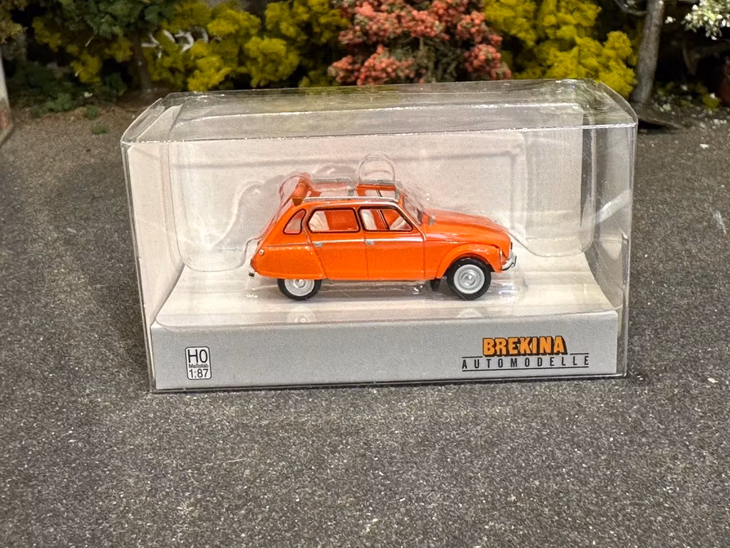 Skala 1/87 - Citroën Dyane, orange fr Brekina