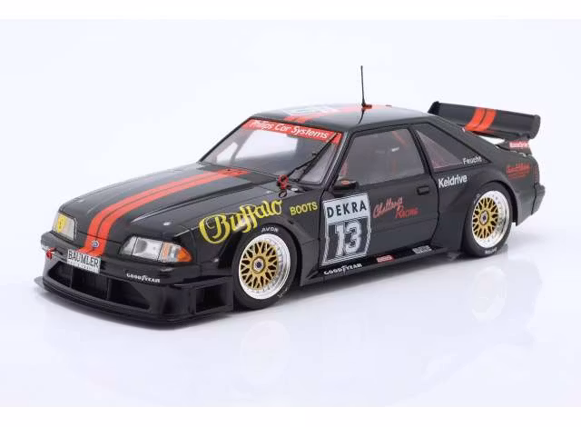 Skala 1/18 1993 Ford Mustang 5.0 DTM #13 Jurgen Feucht DTM 1993, black fr WERK83