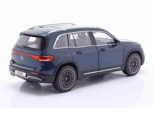 Skala 1/18 2021 Mercedes-Benz EQB, Denim Blue fr NZG