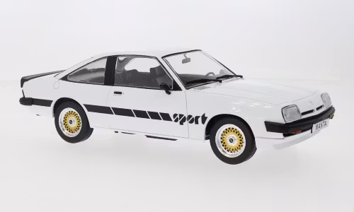 Skala 1/18 Opel Manta B Sport, weiss, 1980 fr MCG/Model Car Group