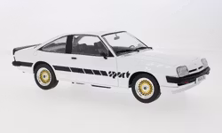 Skala 1/18 Opel Manta B Sport, weiss, 1980 fr MCG/Model Car Group