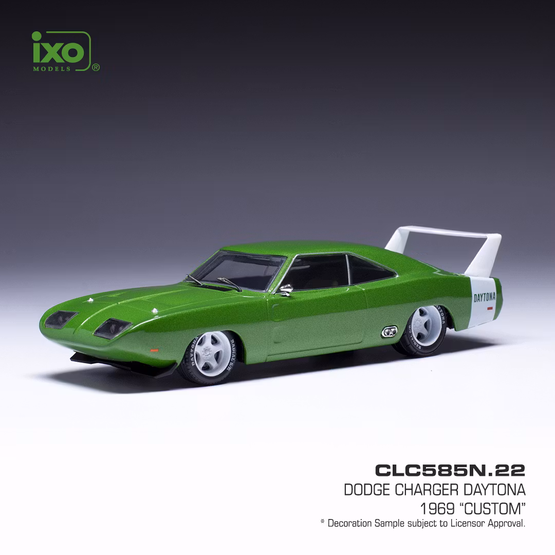 Skala 1/43 Dodge Charger Daytona 1969, Green/white fr IXO models