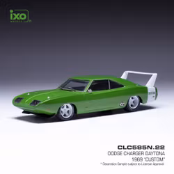 Skala 1/43 Dodge Charger Daytona 1969, Green/white fr IXO models