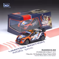 Skala 1/43 "400" stage wins - Hyundai i20 N Rally1 #11 Rally Poland 2024 fr IXO Models Limited edition RAM943.22